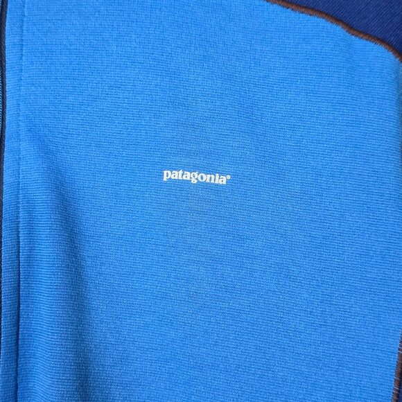 Patagonia #4441 Capilene 3 Midweight LS 1/4 Zip Pullover - Blue Blue - Sz L* - Picture 2 of 5